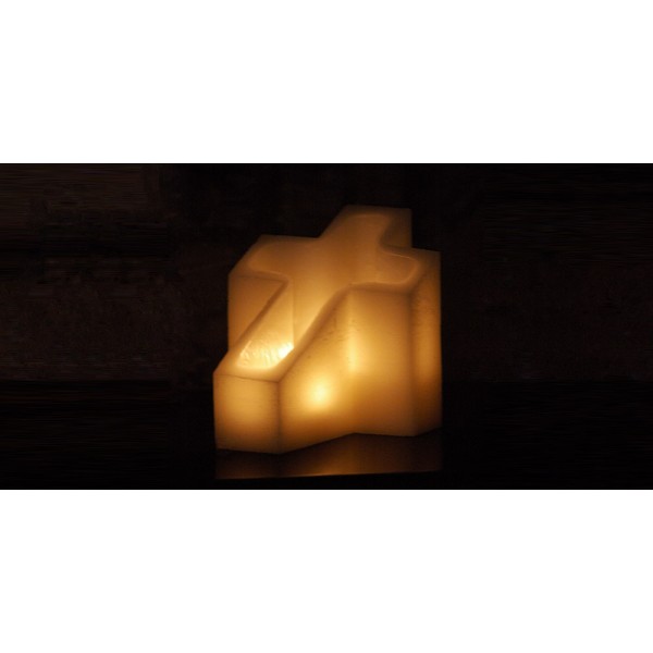 Q Candles Hollow candles wax luminaries flameless LED cross 4 Qcandles Flameless LED Candles,Cross Shaped,Timer or Remote Control options,flameless led religious cross candles large