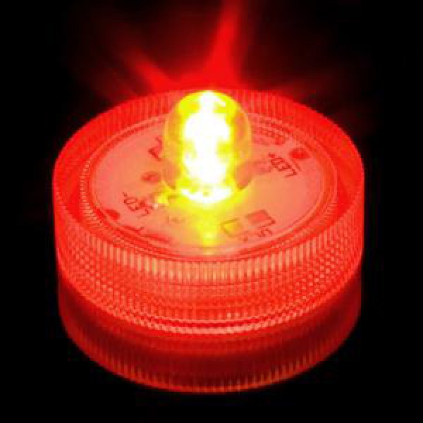 Q Candles Submersible 1 LED Light red Qcandles Submersible Ultra Bright,LEDs Tealights,Submersible Ultra Bright LEDsLED tea lights,tea lights,battery tea lights