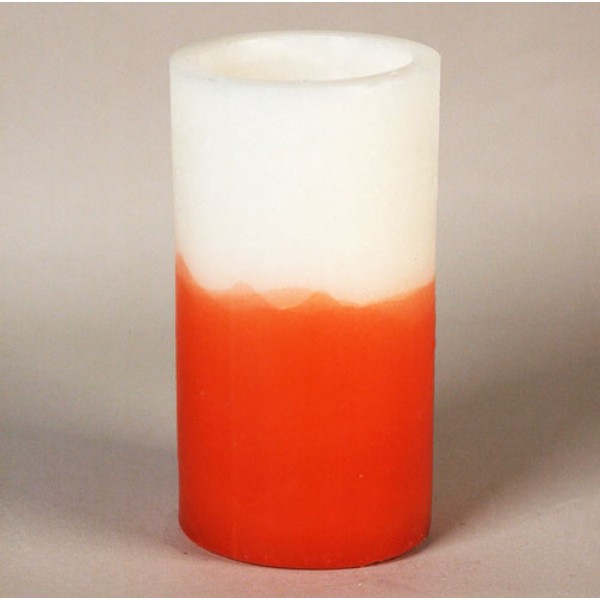 Q Candles colors red half Qcandles Color Design Flameless LED Candles,Timer or Remote Control Options,Flameless LED Candles Colors Design 5.5 wide round,colored candles,colored flame candles