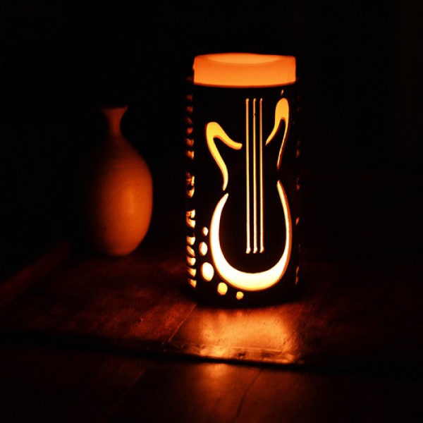 Q Candles iron candle holders design 8 Qcandles metal candle holders guitar