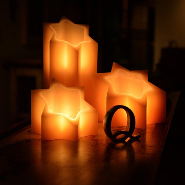 Q Candles led flameless hollow candles custom candles star david 16 Qcandles Flameless LED Candles,Star of David,Timer or Remote Control options,Flameless-Star-of-David-Candle-7.5-6-8-10,star candle