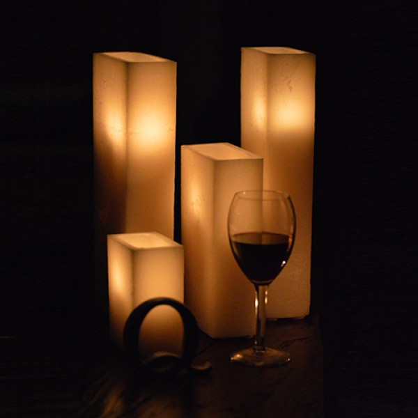 Q Candles rectangle flameless led 13 600x600 1 Qcandles Flameless LED Luminaries,Timer or Remote Control options,Flameless LED Luminaries 6 by 3,wholesale candle supplies,candles