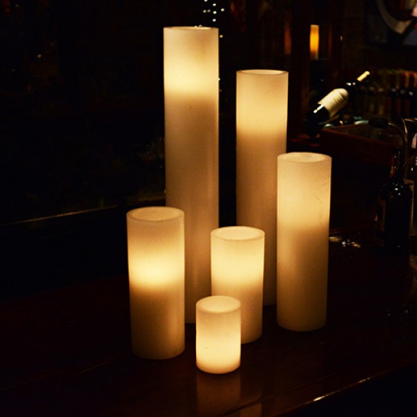 Q Candles round flameless led 50 Qcandles Flameless LED Candles,Timer or Remote Control options,Flameless Round Candle 3 by 12 15 and 18,unscented candles,bulk candles