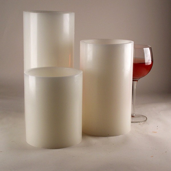 Q Candles round hurricane hollow candles wax luminaries 122 Qcandles Rechargeable Candle System,Commercial Grade Nexis LED,Rechargeable LED Candles System evolution smart candle commercial grade 5.5,Rechargeable Candles,Restaurants - Nexis rechargeable LED Candles